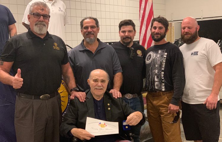 Brother Parlopino Receives 70-Year Pin