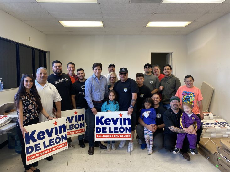 Precinct Walking for Kevin De Leon
