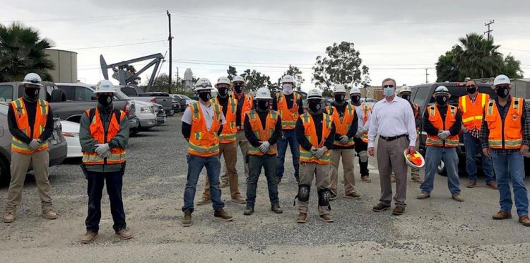 On the Job Site in Long Beach