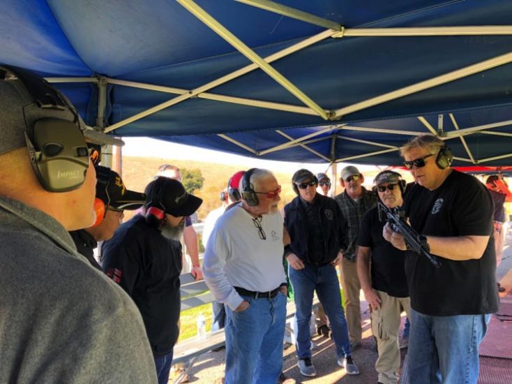 Local 11 Vets at Live Fire Shoot