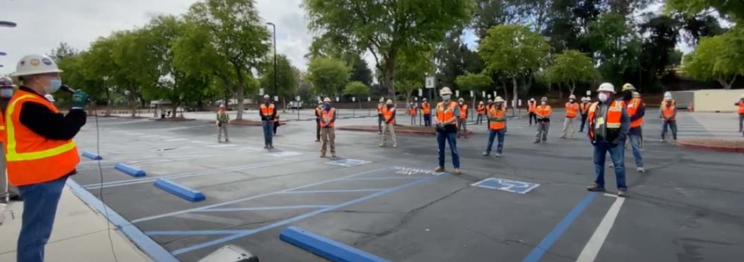 Video: IBEW 11 On Site at Kaiser Permanente in Woodland Hills – April 8, 2020