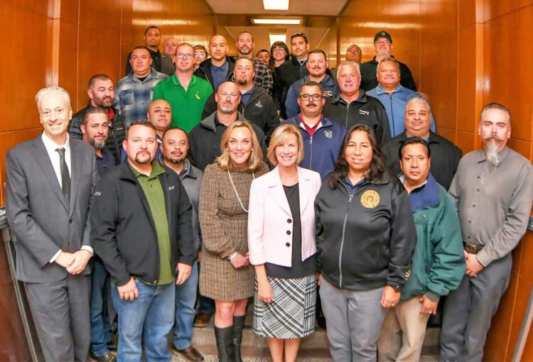 IBEW 11 Makes Its Voice Heard as County Signs Historic Community Workforce Agreement